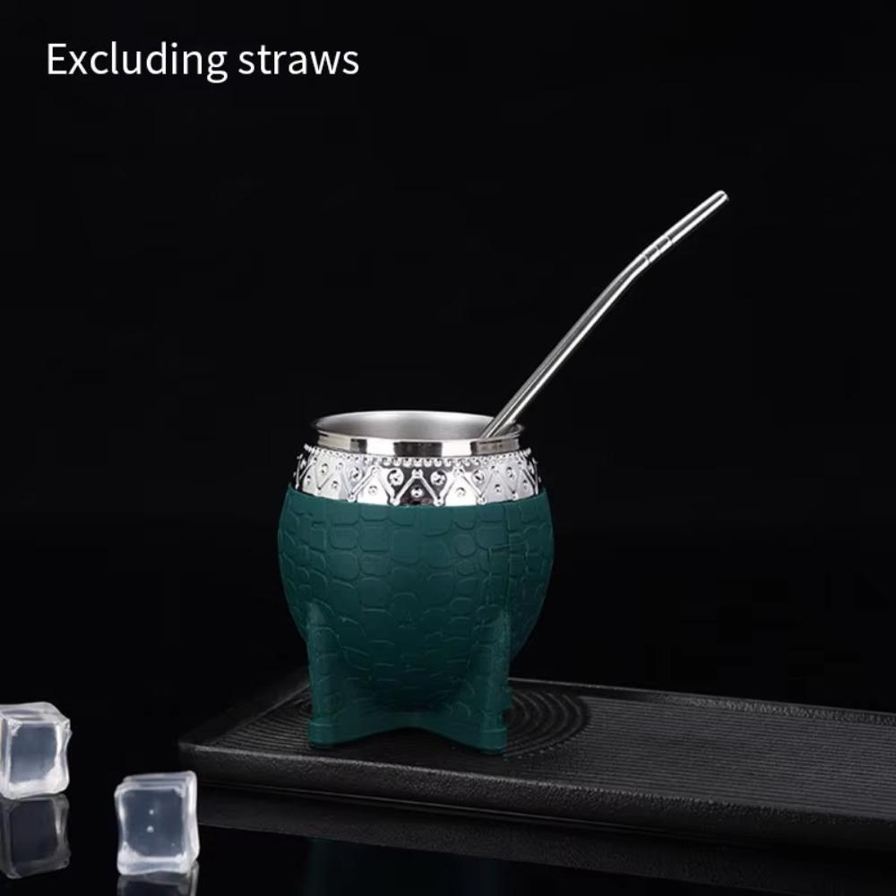 Double-layer Insulated Cup Stainless Steel Eggshell Cup High Quality Mate Cup  Gifts