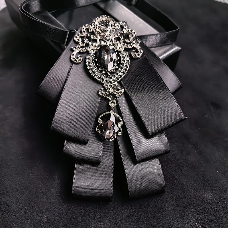 Fashionable Neck Flower Brooch With Rhinestone Accents For Formal And Casual Wear