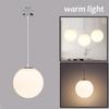 Nordic Minimalist Planet Spherical Light, Lobby Exhibition Hang Lighting, Coffee Shop Restaurant Led Pendant Light Hoom Decor