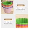 5 Pezzi Stampo per Torta in Silicone a Doppia Orecchia Rotondo Cupcake Muffin Stampo da Cottura Contenitore per Alimenti Strumento per Decorazione Torta Fai-da-te Scatola Portaoggetti