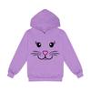 Cartoon-Hase Unisex Kinder Fleece-Kapuzenpullover - Frühjahrs- & Herbstkollektion