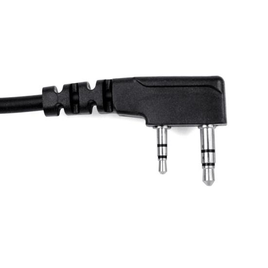 2-Pin Handheld PTT Lautsprechermikrofon Mikrofon für Baofeng Retevis Kenwood TYT Wouxun