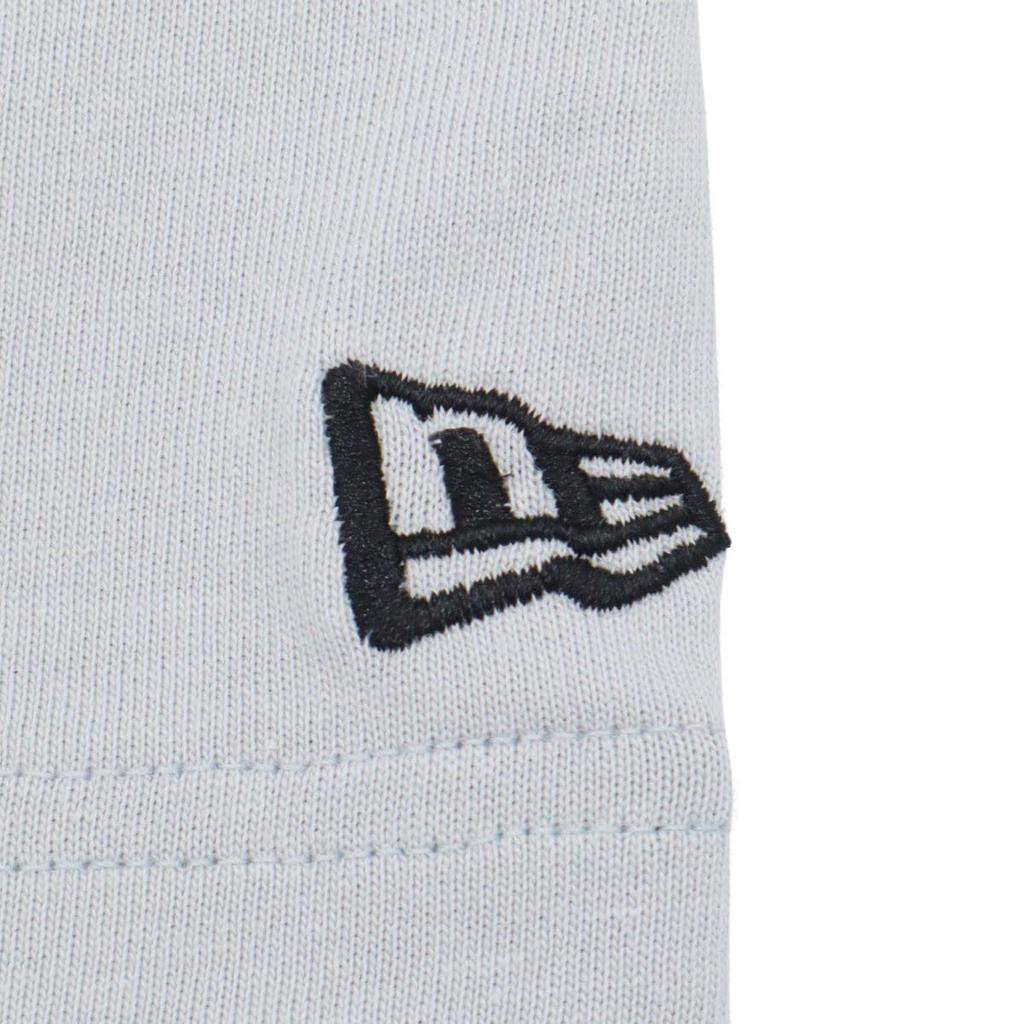 New Era Drop Shoulder Tee 15171181 NER35A2954 LA Snow Gray Black Oversized MLB Apparel L T-Shirt S/S