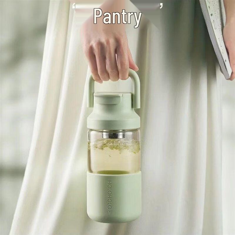 HOLOHOLO Portable Tea Infuser Glass Bottle