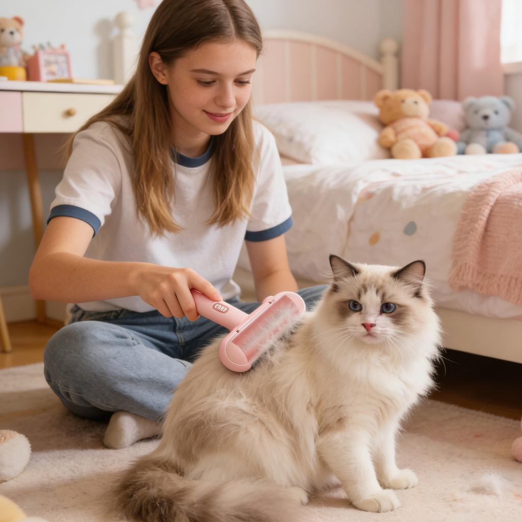 Pet Hair Remover With Static Electricity, Easy To Scrape And Float Hair, Adhesive Hair Remover For Cats And Dogs, Pet Hair Brush, Pet Supplies