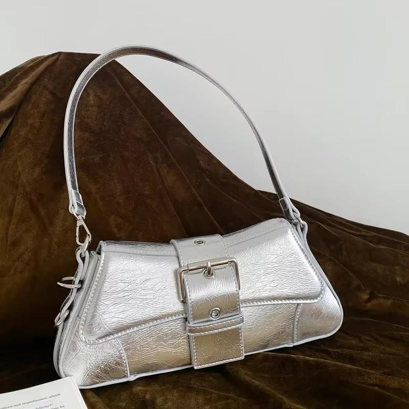 Women Shoulder Bag Luxury Designer Handbags Fashion Pu Leather Crossbody Bags For Ladies Top Handle Armpit Bag KTB