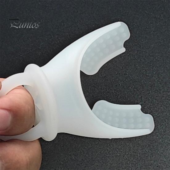 Přenosný dechový trenažér s prstovým kroužkem Nastavitelný odpor Muži Ženy Orální svaly Cvičebnice Kapacita plic Trénink břišního dýchání