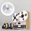 Professional 7" Aluminum Alloy Recording Takeup Reel with 3 Holes for Reel To Reel Tape Recorders