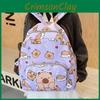 Printting Cartoon Capybara Backpack School Bag For Cute Kids Breathable Gift