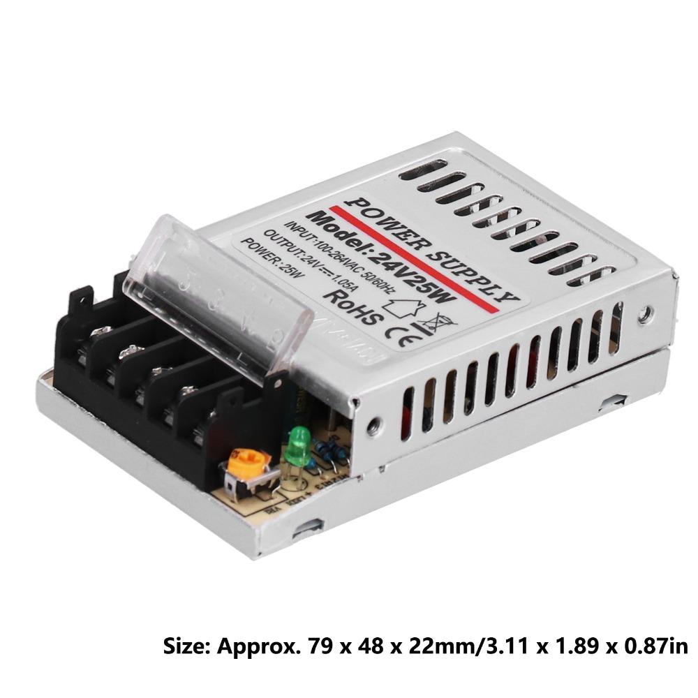 25W DC 24V 1.05A Switching Power Supply Small Size High Efficiency Power Supply Driver Easy Installation Regulated DC