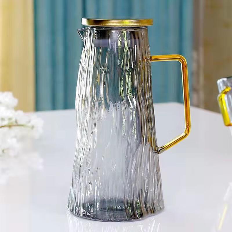 Shangqi Glacier Pattern Glass Cold Water Pitcher