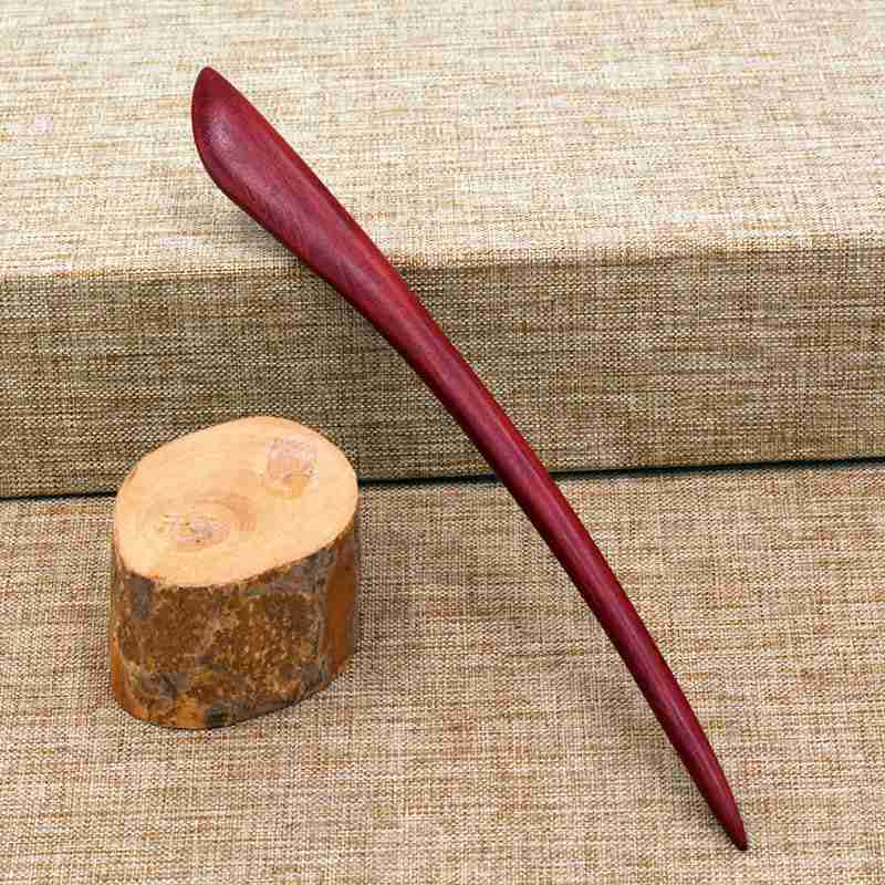 Hair Clasp Girls New Handmade Classical Hairpin Wholesale Updo Red Sandalwood Rosewood Hairpin Ladies Red Sandal Wood