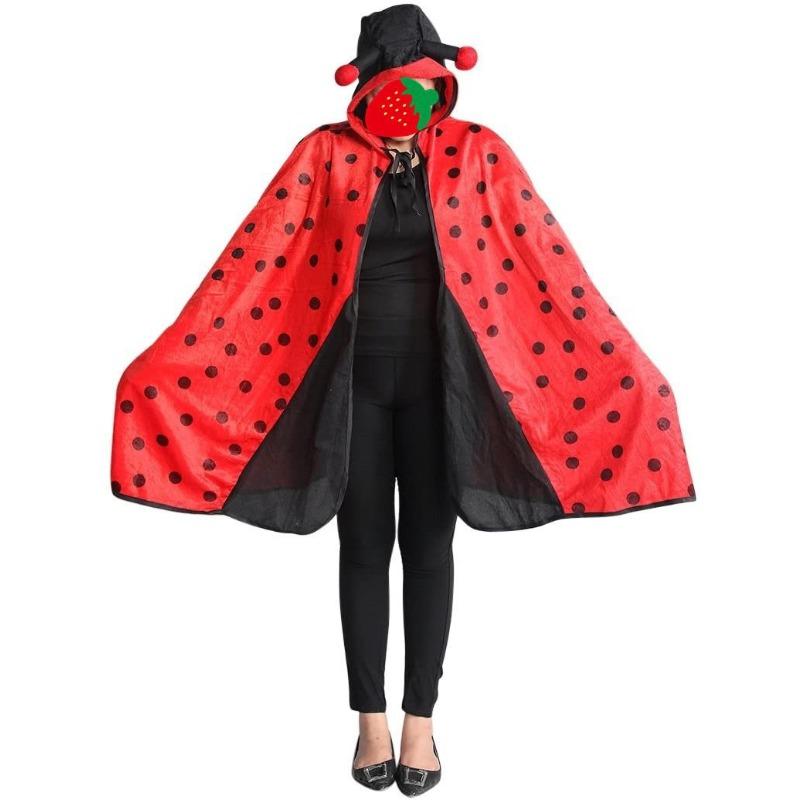 Ladybug neutral cape, cosplay masquerade ladybug animal cape