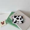 Women New Fashion Wallet  Leather Cartoon Cow Cattle Short Ladies Multi-card Slot Coin Purses  Cute Triple Fold Wallet