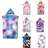 Beach Adult Kids Changing Robe Bath Towel Quick Dry Hooded Poncho Towel Bathrobe
