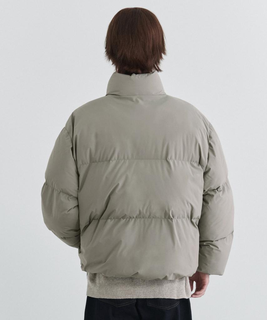 Musinsa Standard Daily Puffer Short Padded Jacket [Grayish Beige]