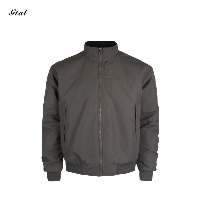 

Gtal American Three-Proof Coach Cotton-Padded Coat Parka Flight Jacket Outdoor Function Warm-Keeping Cotton Clothing Stand-up Collar Casual Jacket Wolf Gray 2XL