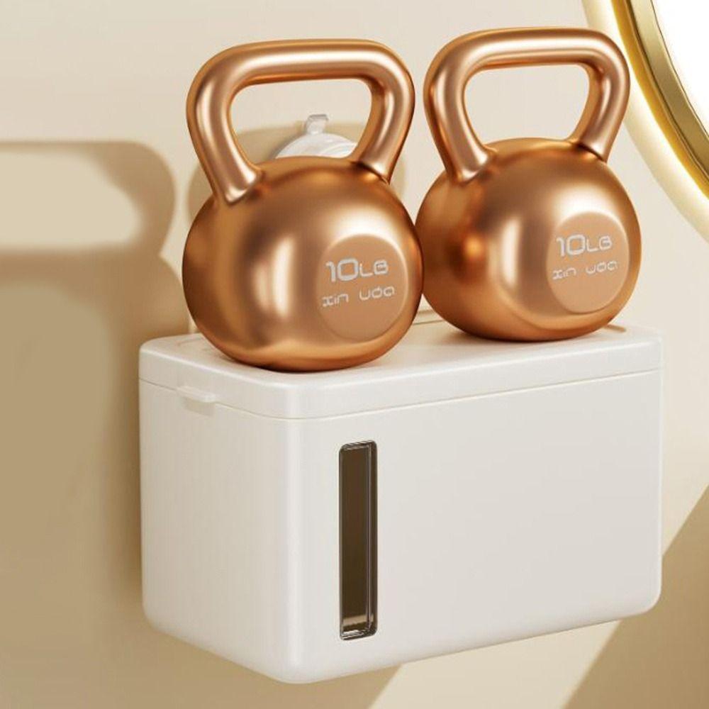Wall Mounted Paper Towel Holder Detachable Toilet Tissue Box Toilet Paper Dispenser  Kitchen