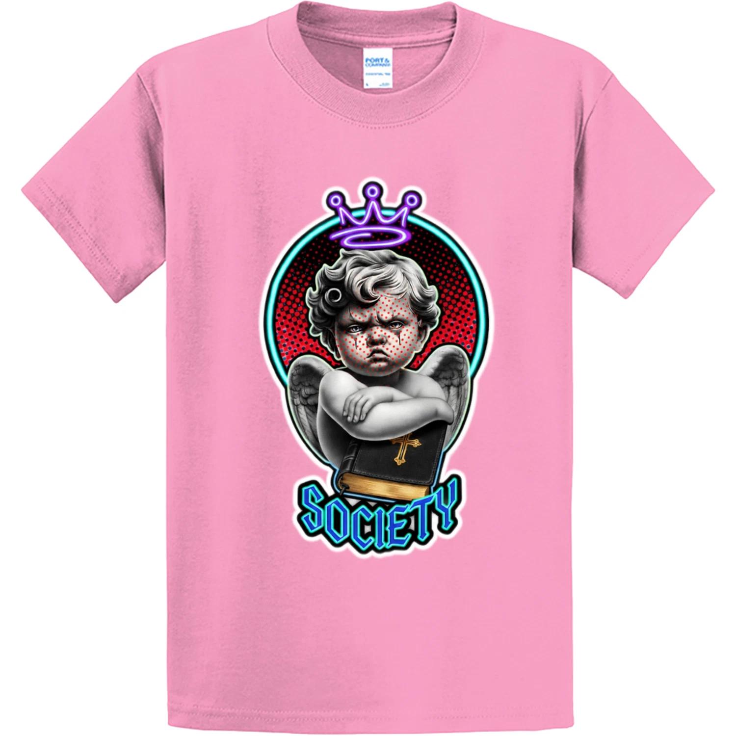 NEW Art Society ARTBAG INK TATTOOED CHERUB WHITE Tee Shirt SMALL-4XLARGE LIMITED XL