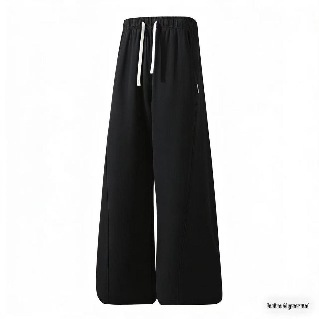 European Men's Wide-Leg Drape Casual Pants - New Loose Straight-Leg Sports Style