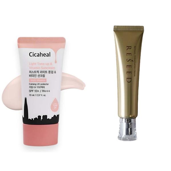 Non-sticky light tone-up sunscreen with retinol 0.1 and vitamin A [WFFQKLF_250917]