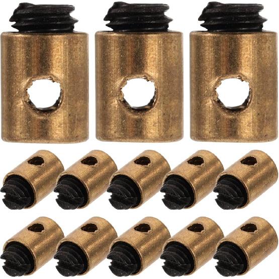 

Cabilock Clutch Line Core Clamp Kit 20pcs Metal Throttle Cable Nipples Universal Fit for Motorcycle and Scooter