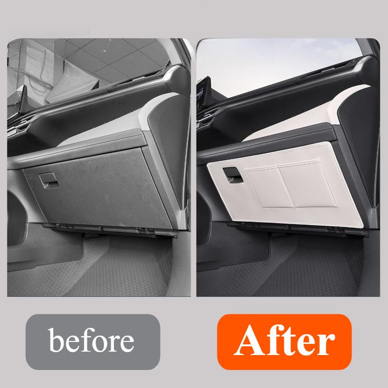 For Toyota Sienna Granvia Co-pilot Anti-Kick Pad Glove Box Protector Original Car Full Coverage Scratch Resistant Tools