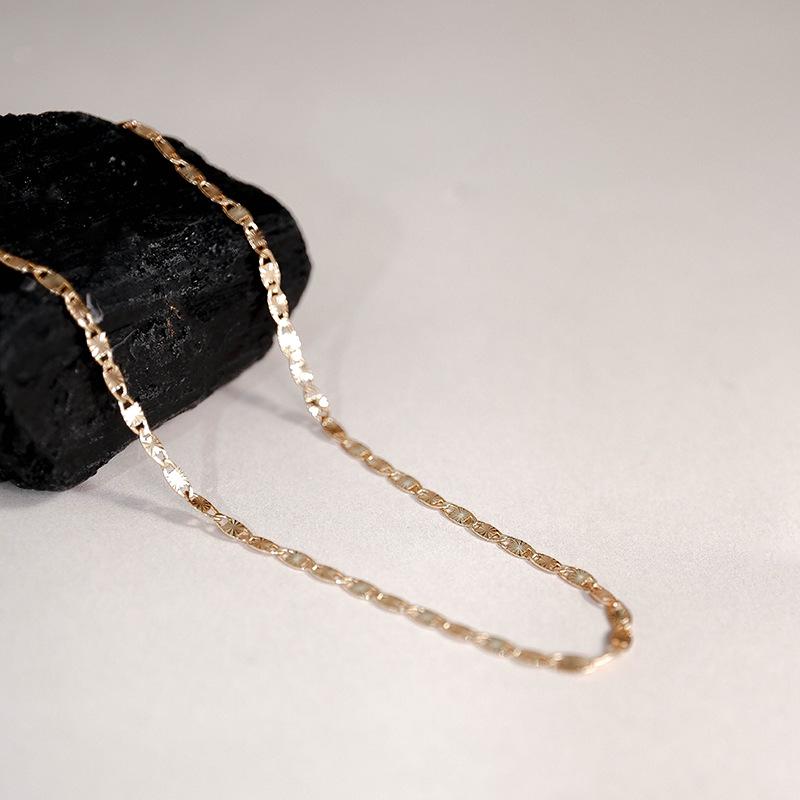 

Elegant Shimmer s925 Sterling Silver Chain Necklace for Women 925 Silver