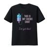 Unisexs This Is My Chemo T Shirt Lung Cancer Chemotherapy Round Neck Black 2x Large Vintage Washed Top For Everyday Wear