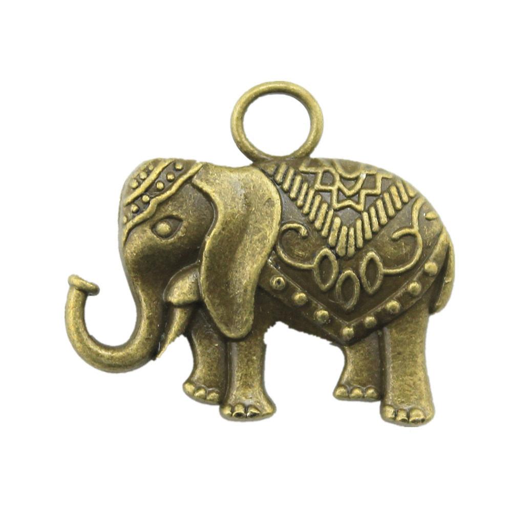 Charms Elephant God Pendants Kids' Jewelry Materials QC049