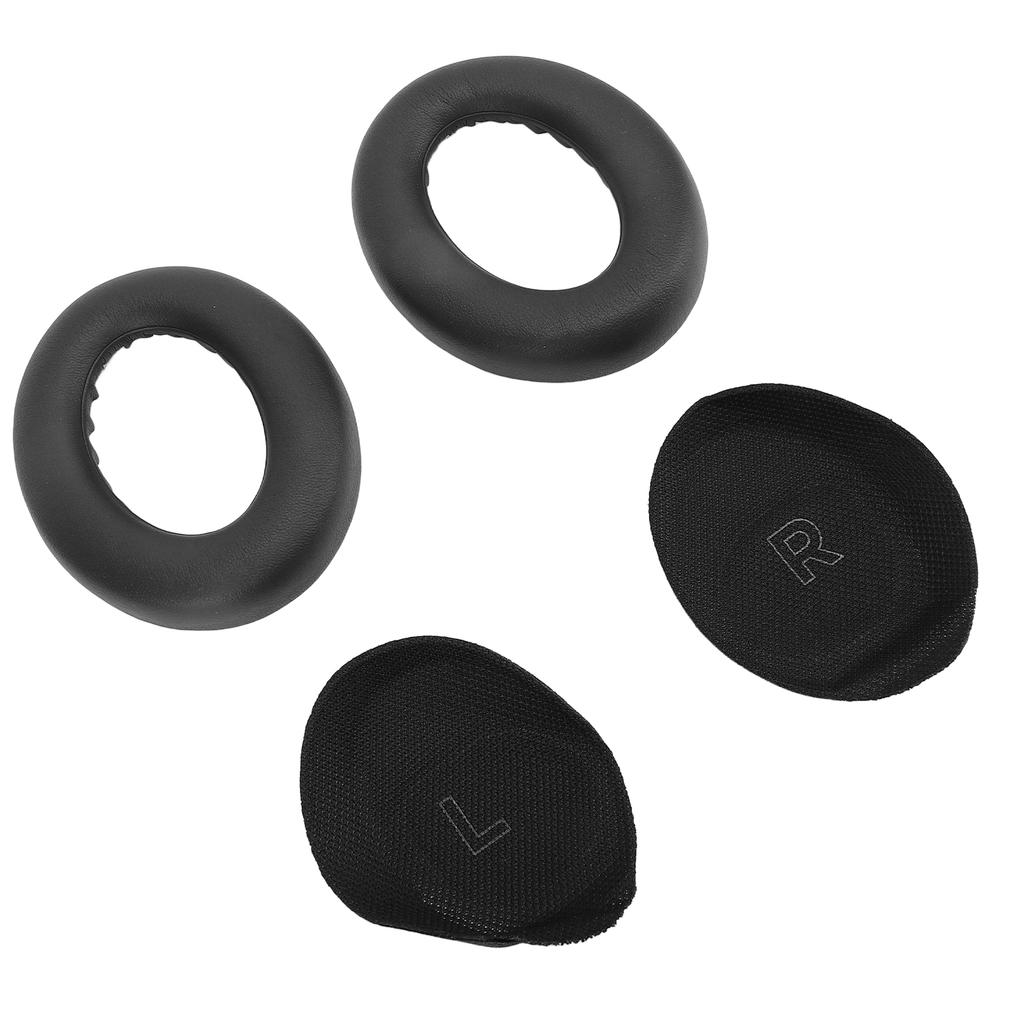 Replacement Earpads with Soft Protein Leather High Density Memory Foam Elastic Ear Pads Cushions for QC Ultra