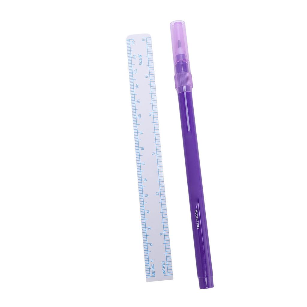 10 Set Skin Stencil Markers with Rulers Quick Drying Erasable Skin Scribes for Beauty Salon 10ml Pur