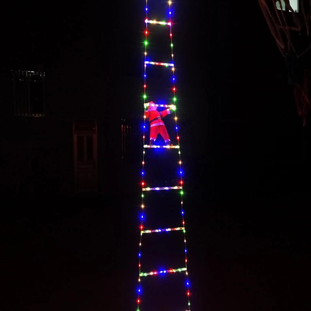 3M Santa Claus Climbing Ladder Christmas Ornament