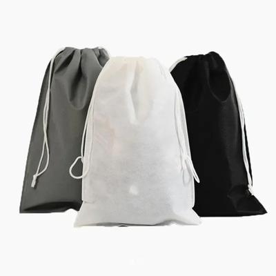 1Pc Waterproof Portable Carry Sack Non-woven Toy Shoe Pocket Storage Organize Draw Pocket Drawstring Dust Bags Toiletry Bag Case