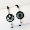 Braccialetti Luminosi Sole Luna per Coppia, Braccialetto in Pelle Luminescente al Buio per Amanti