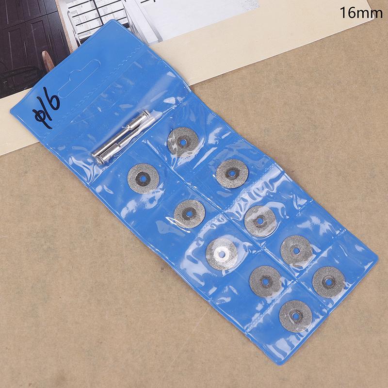 

10pcs Mini Sharp Diamond Cutting Rotary Tool Cutting Discs With Holes DIY Tools Accessories