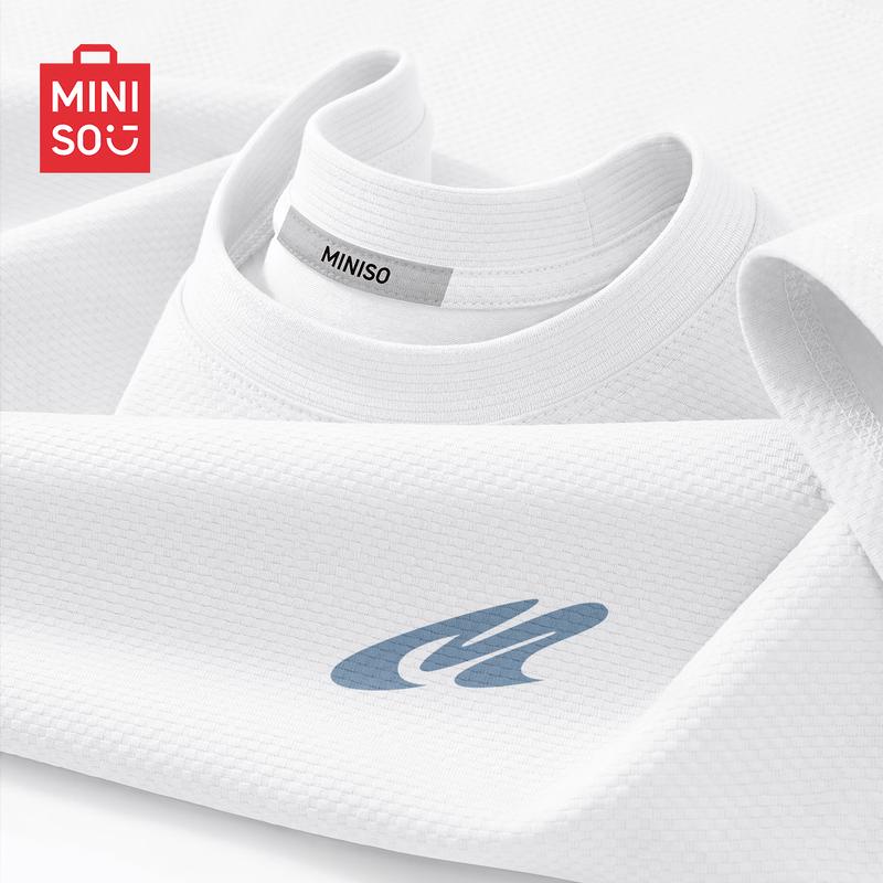 MINISO Men s Summer Quick-Dry Short Sleeve T-Shirt 4XL