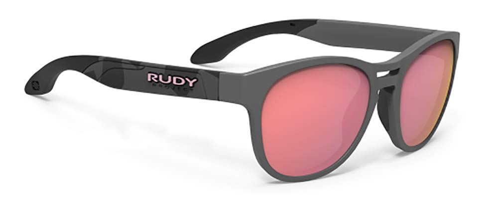 

RUDY PROJECT Sports Sunglasses SPINAIR 56 Piyonbo Camo Gray Matte Frame Multi Laser Rose Lens SP566775-0000