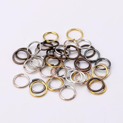 50-200Pcs 3-20mm Single Loops Jump Rings Gold Color Split Rings For Jewelry Making Connectors DIY Bracelet Supplies Accessories