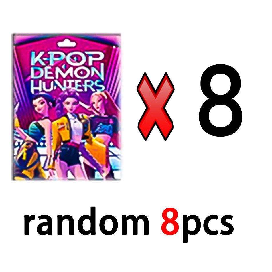 Kpop Demon Hunters Blind Box Figure Toy Set, Collectible, Derpy Tiger, Rumi, Mira, Zoey, Christmas Dolls for Fans, 1-24Pcs