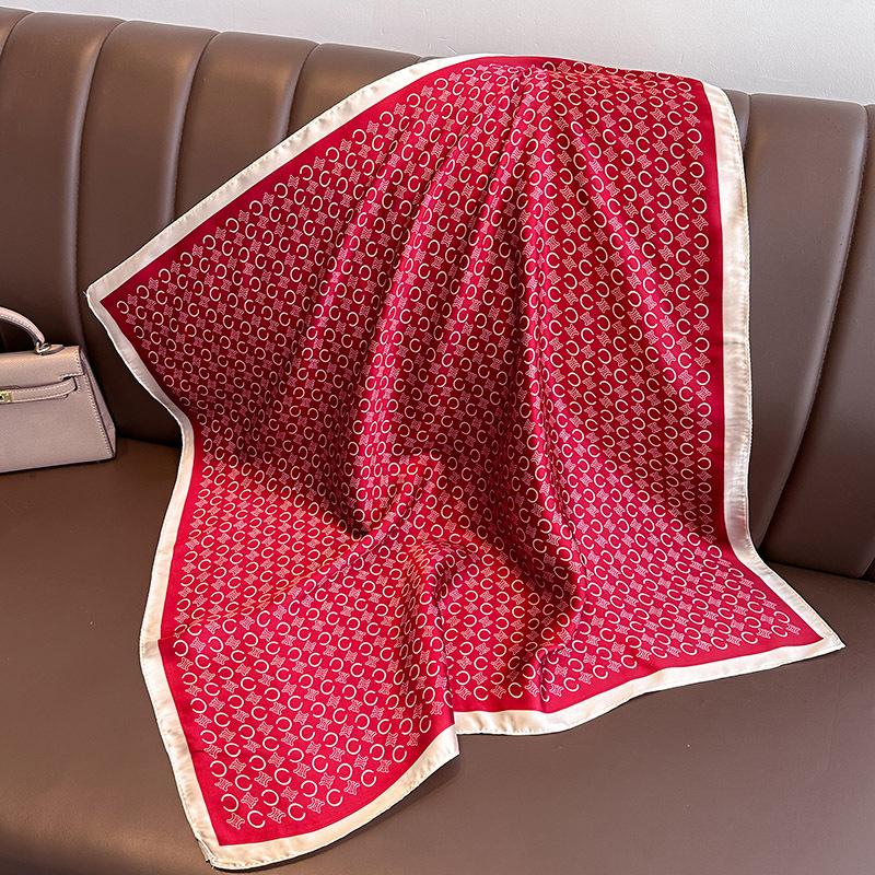 

2204 Новый модный маленький квадратный шарф для тепла весной и осенью, солнцезащитный крем, шаль, шарф двойного назначения, профессиональный шарф, платок на голову 70*70cm