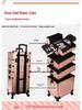 Lockable Multi-Layer Makeup Trolley Case for Nail Art & Beauty
