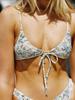 2024 Trendy Sheer Non-See-Through Tie-Up Bikini Swimsuit for Women - Breathable, Tan Line Free Beachwear.