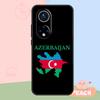 Azerbaijan Flag Case For Honor Magic 5 6 7 8 Lite Honor 400 Pro 200 50 70 90 X8c X9a X9b X9c X9d Win RT Cover