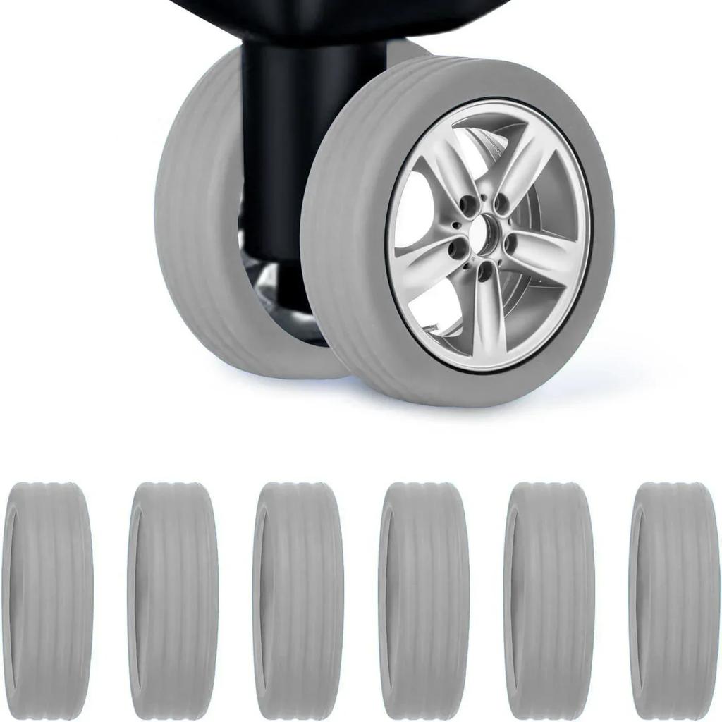 Silicone Luggage Wheel Protector Cover  Wheel Covers for Your Suitcases or Office Chair Caster Wheels Durable and Reduce Noise