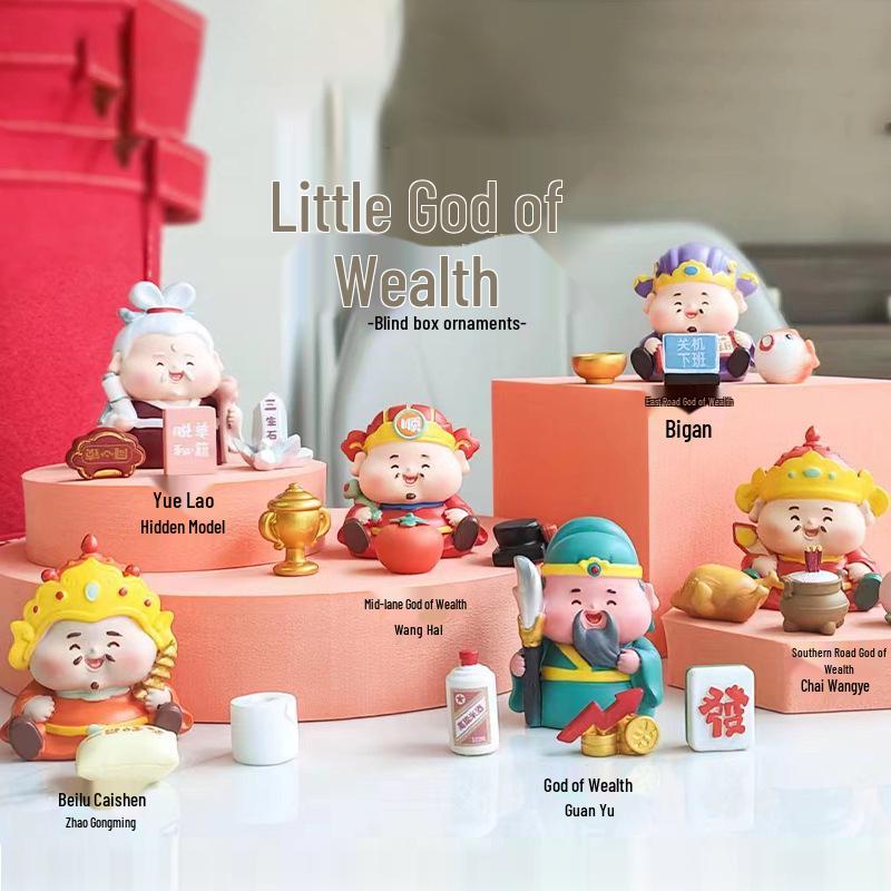 Ancient Wisdom Hand-Painted Doll - Trendy Office Desktop Ornament & Creative Decoration