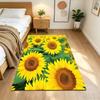 Sunflower Field Pattern Non-Slip Home Carpet Design for Office Decor Living Room Bedroom Gift