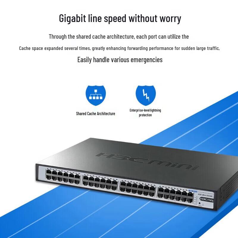 H3C Mini S1248 48-Port Gigabit Unmanaged Ethernet Switch
