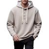 E-commerce Spring/Autumn Men's Fashion Hoodie with Buttoned Collar - Casual European & American Style