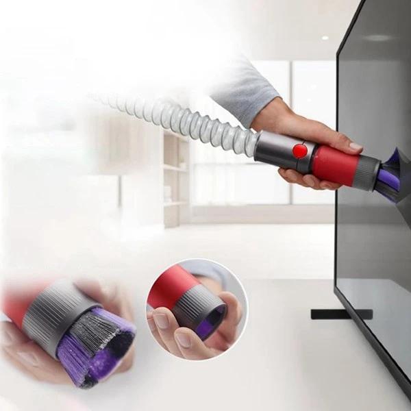 Vacuum Cleaner Traceless Dust Removal Soft Brush Hose for Dyson V7 V8 V10 V11 V12 V15  Suction Head Accessories Cleaner Parts